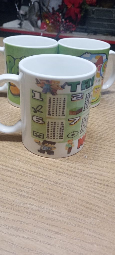 Minecraft kubek tabliczka mnożenia 330ml