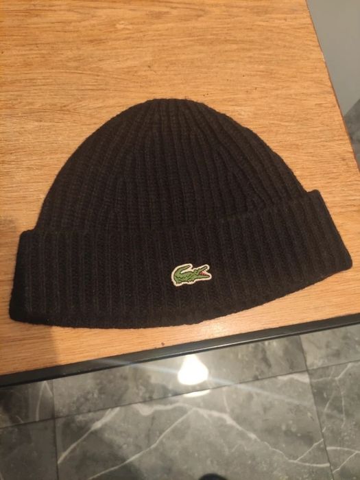Czapka zimowa beanie Lacoste ORYGINALNA