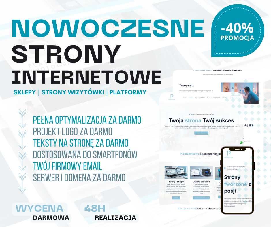STRONY INTERNETOWE | Sklepy | Strony wizytówki | Tworzenie stron