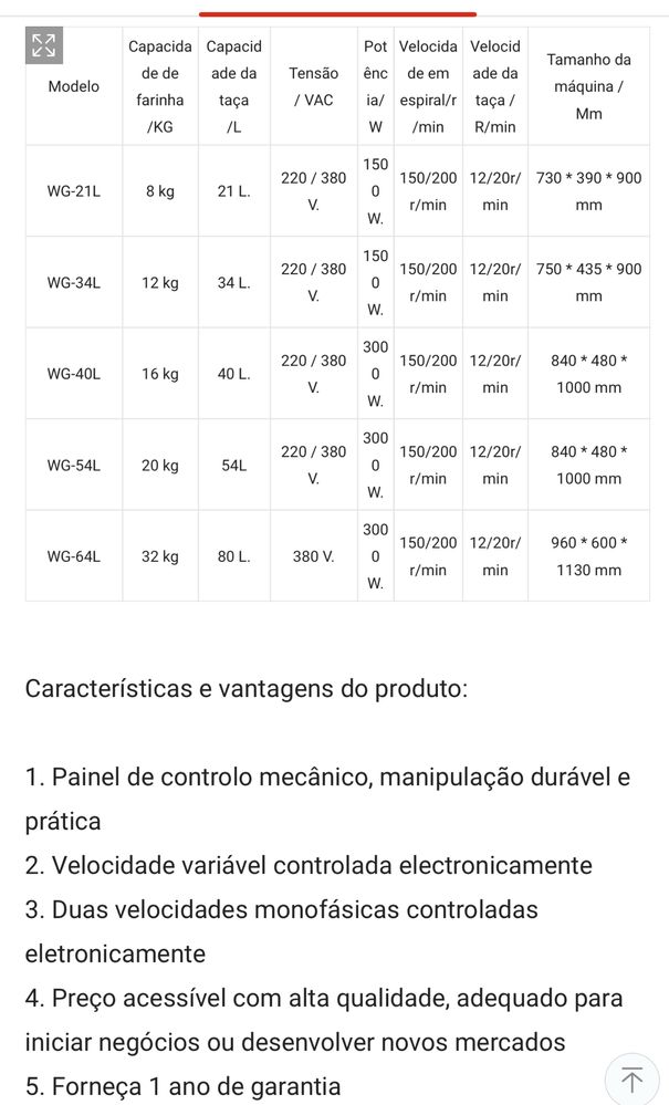 maquina de pao eletrica de pe espiral para mistura de alimentos.