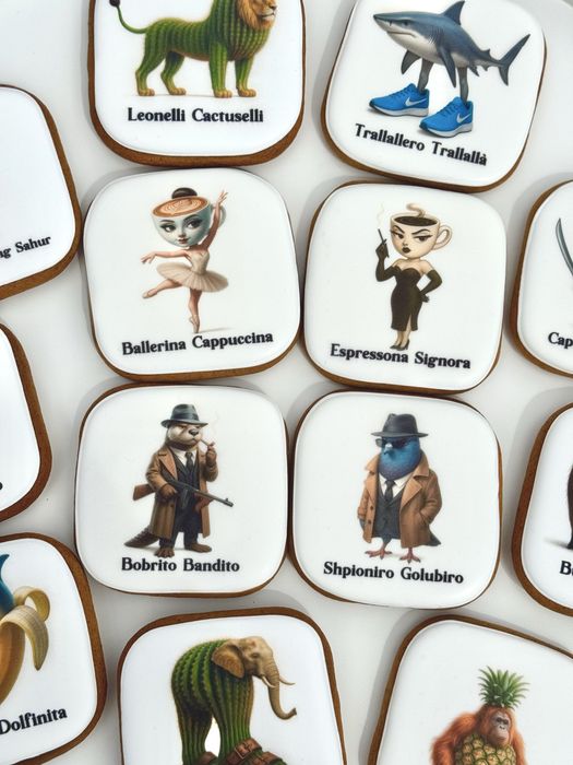 Пряники Меми (Italian Brainrot Memes) - Балеріна Капучіна та інші