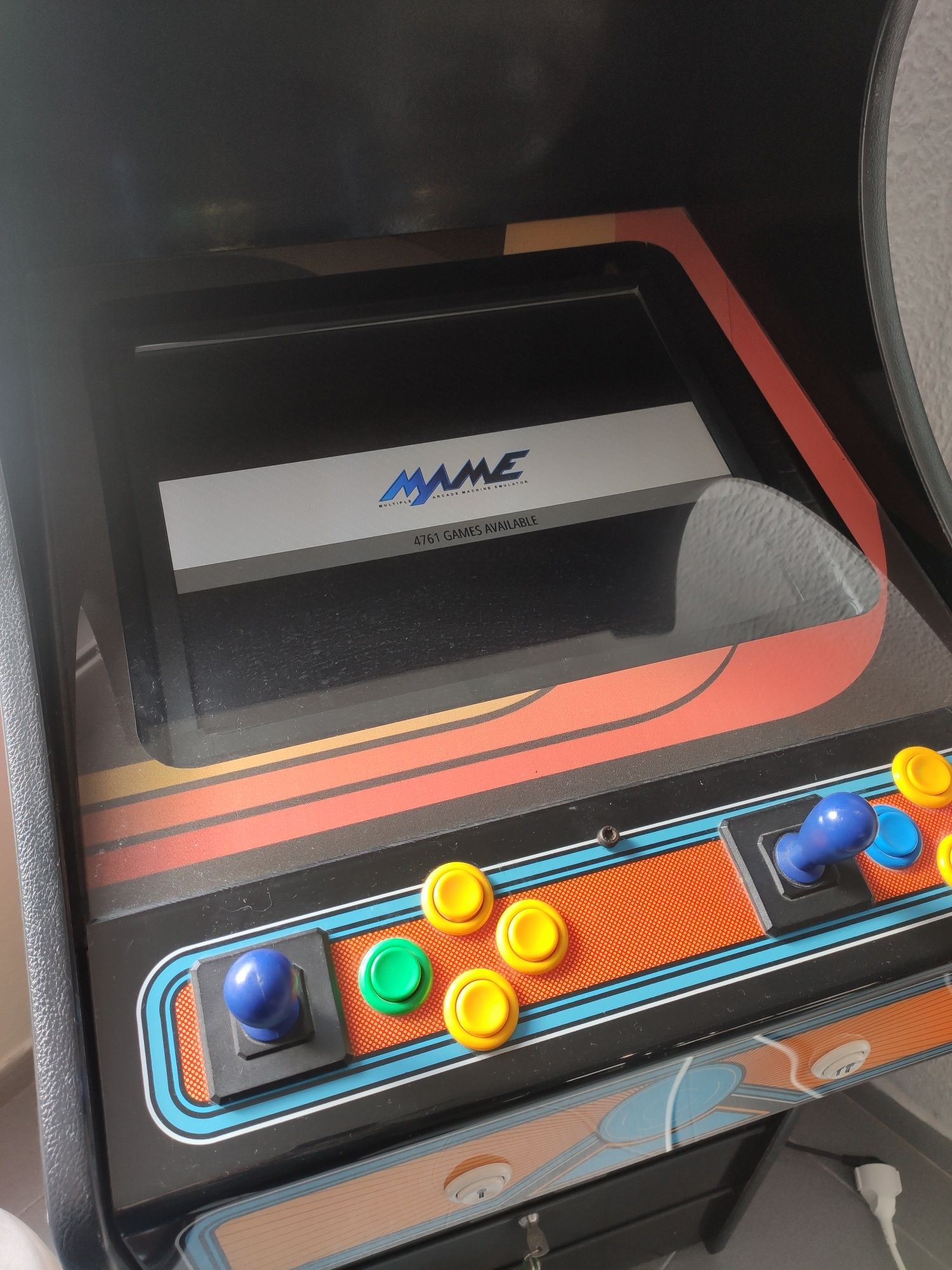 Máquina de jogos arcade