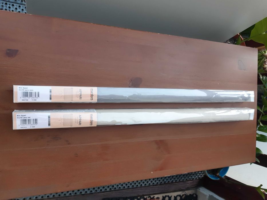 Roleta okienna mini Appari 61 x 150 jasny szary. Szybka wysyłka.