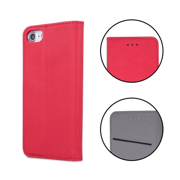 Etui Smart Magnet Do Xiaomi Redmi 12 4G / 12 5G Czerwone