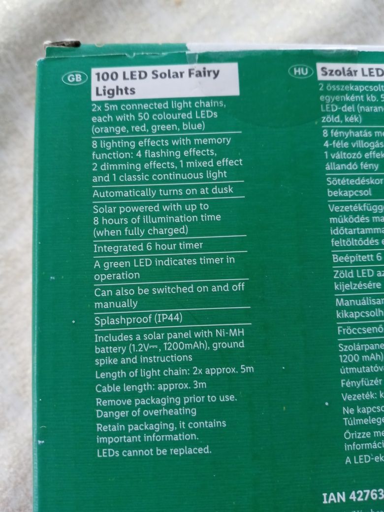 Lampki choinkowe led , solarne,