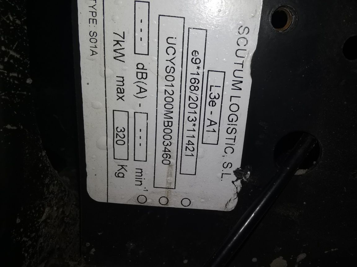 Zestaw napę  do motocykla elektrycznego Silence 01, 9 kw v max 100 km