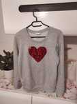 Szara bluza ciążowa h&m mama w rozmiarze S (36).