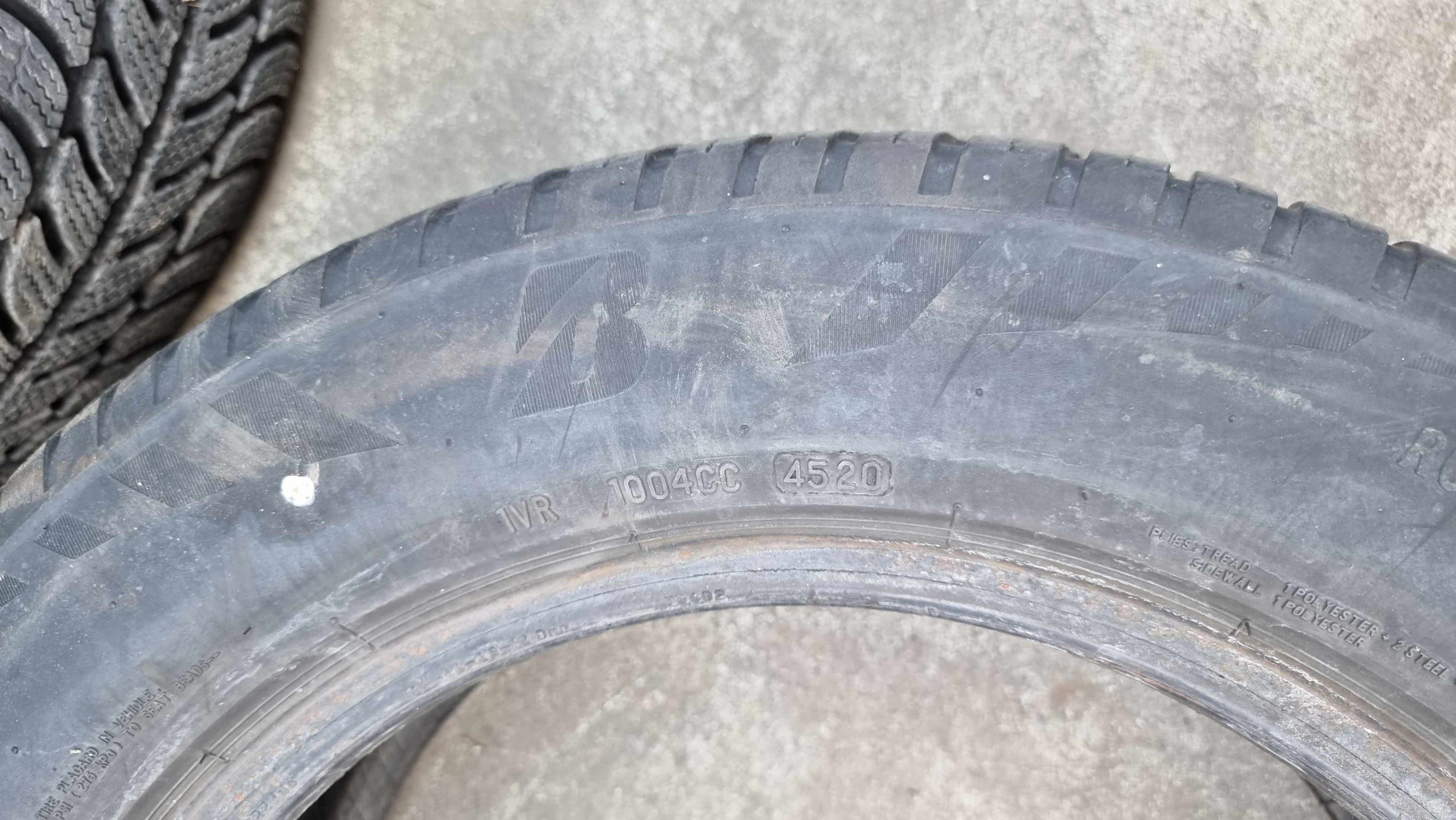 Opony 2 szt. 205/60/16 2020 r. Bridgestone Weather Control A005 5,2 mm