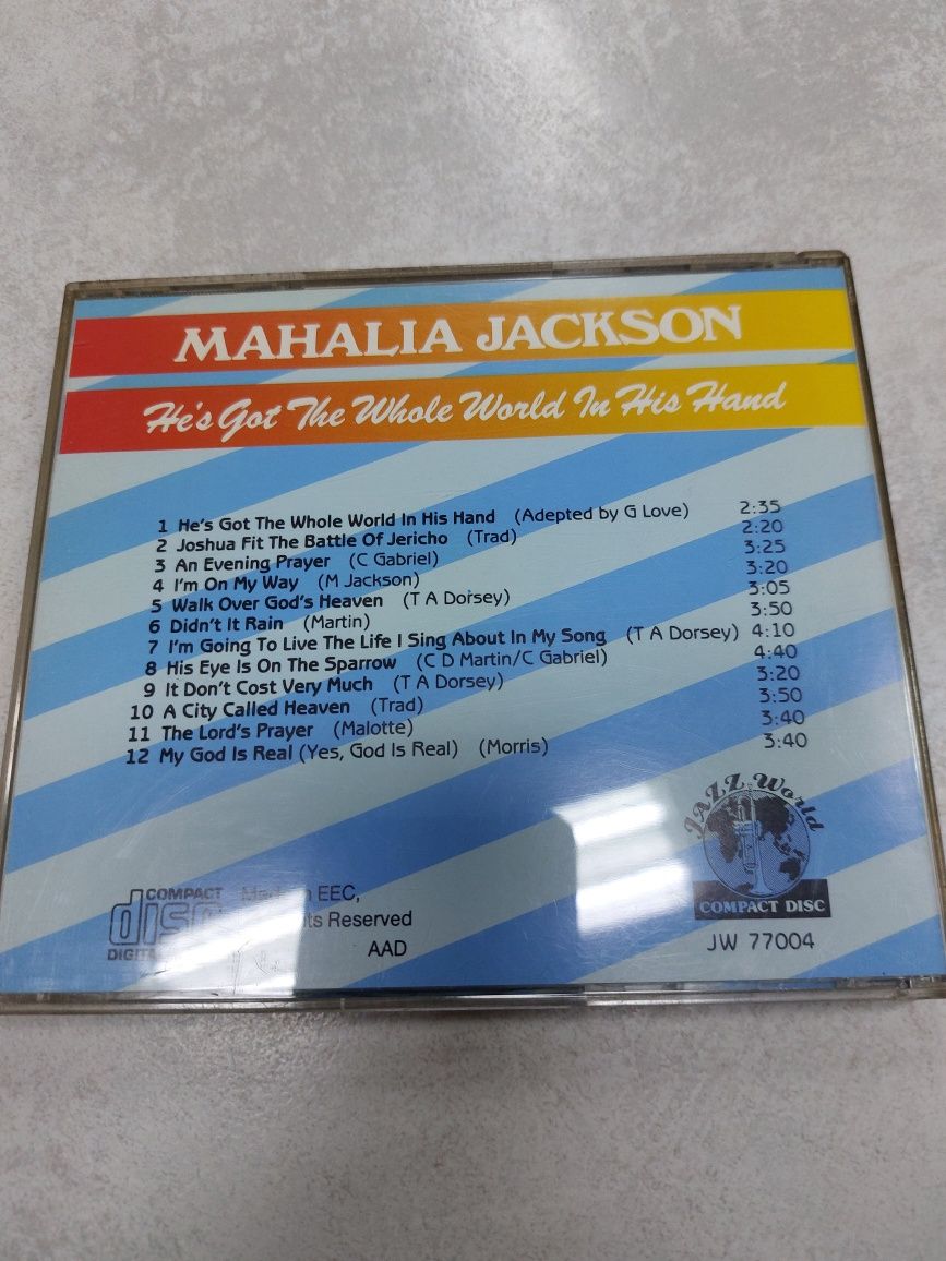 Mahalia Jackson. He's got the whole world in his hand. CD