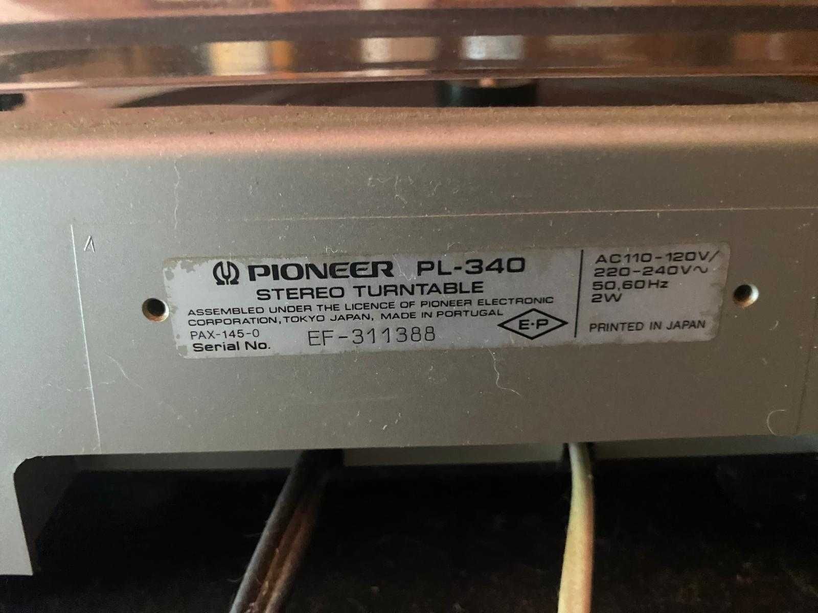 Pioneer VGT Pioneer PL-340 Stereo