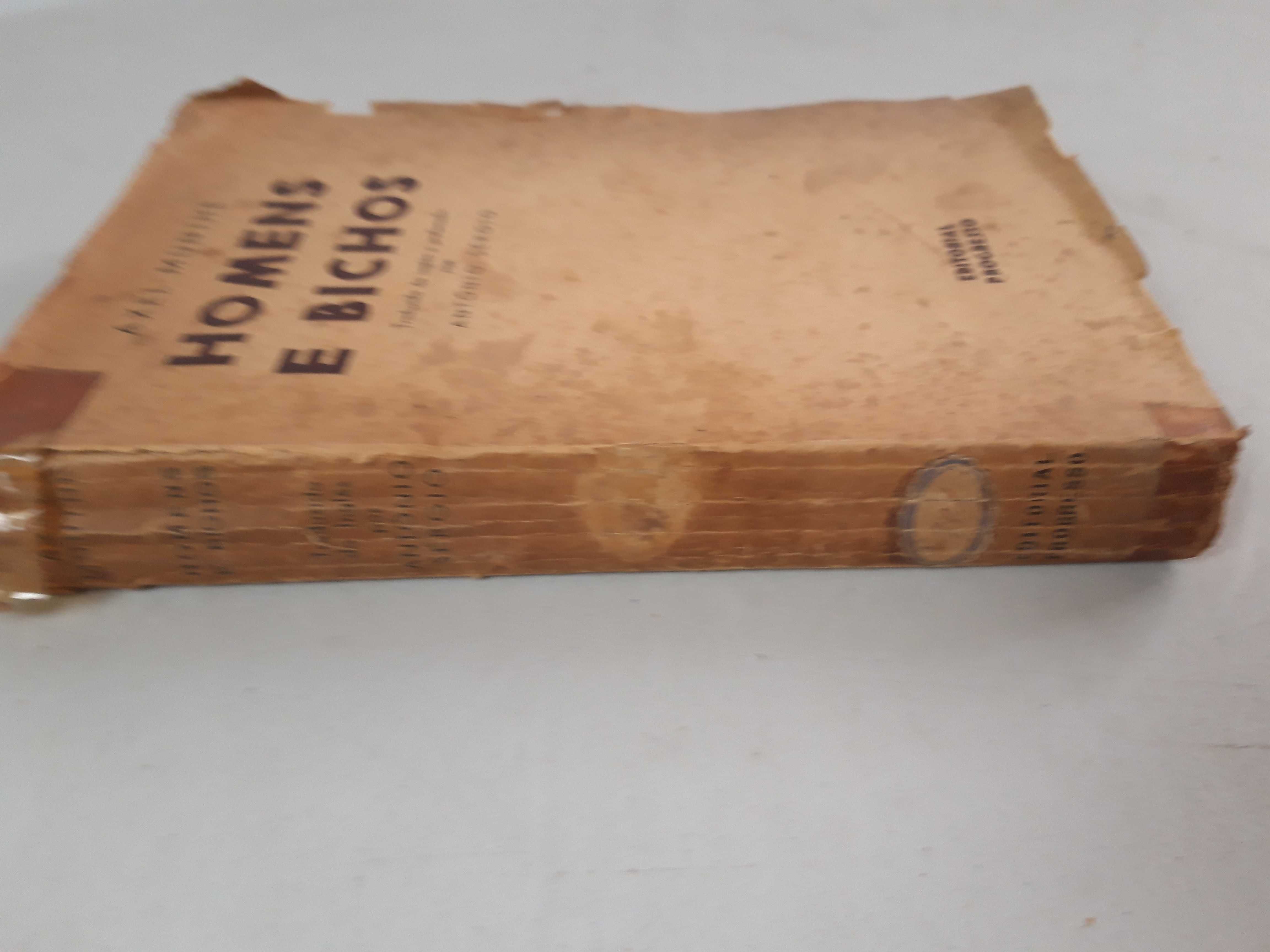 Livros  -Ref:PVI- Homens e Bichos