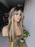 Peruka premium mix braz blond mleczna czekoladapasemka balejaż Paris