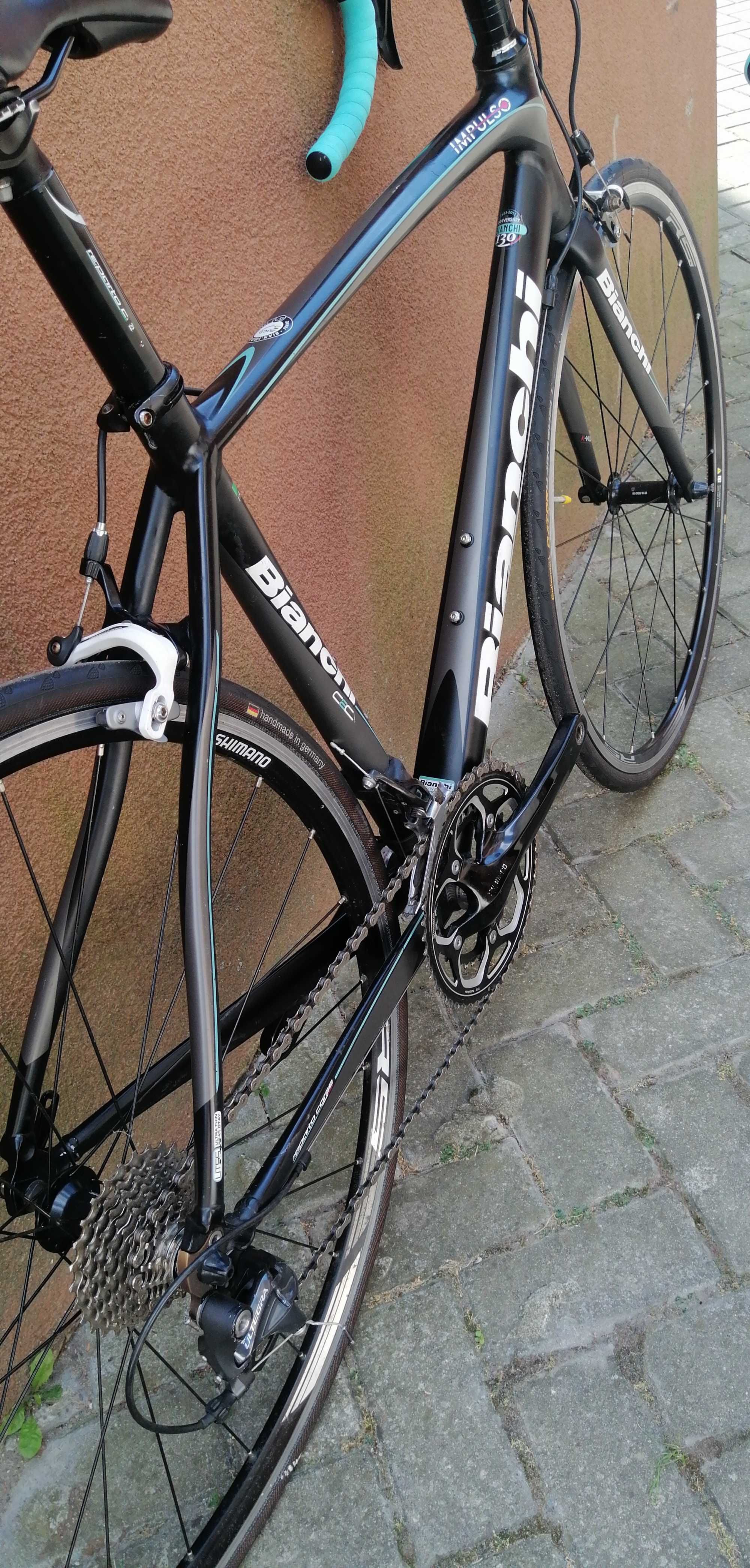 Bianchi szosa mała rama,impulso, shimano ultegra