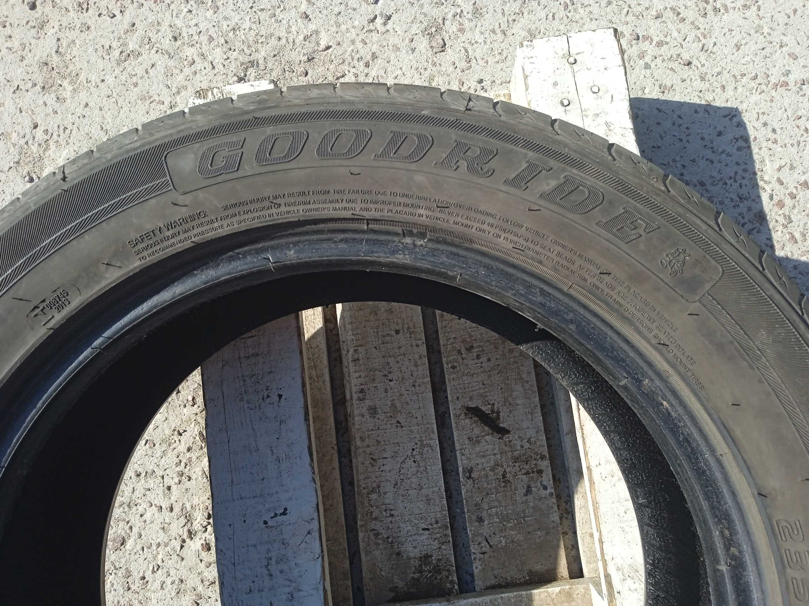 Літо 235/60 R18 goodride su 318 h/t, ціна за пару 2300 грн