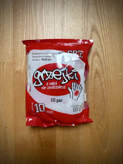 Ogrzewacze chemiczne do rąk i ciała - GRZEJKI - 10 par