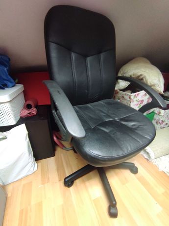 Fotel biurowy, czarny