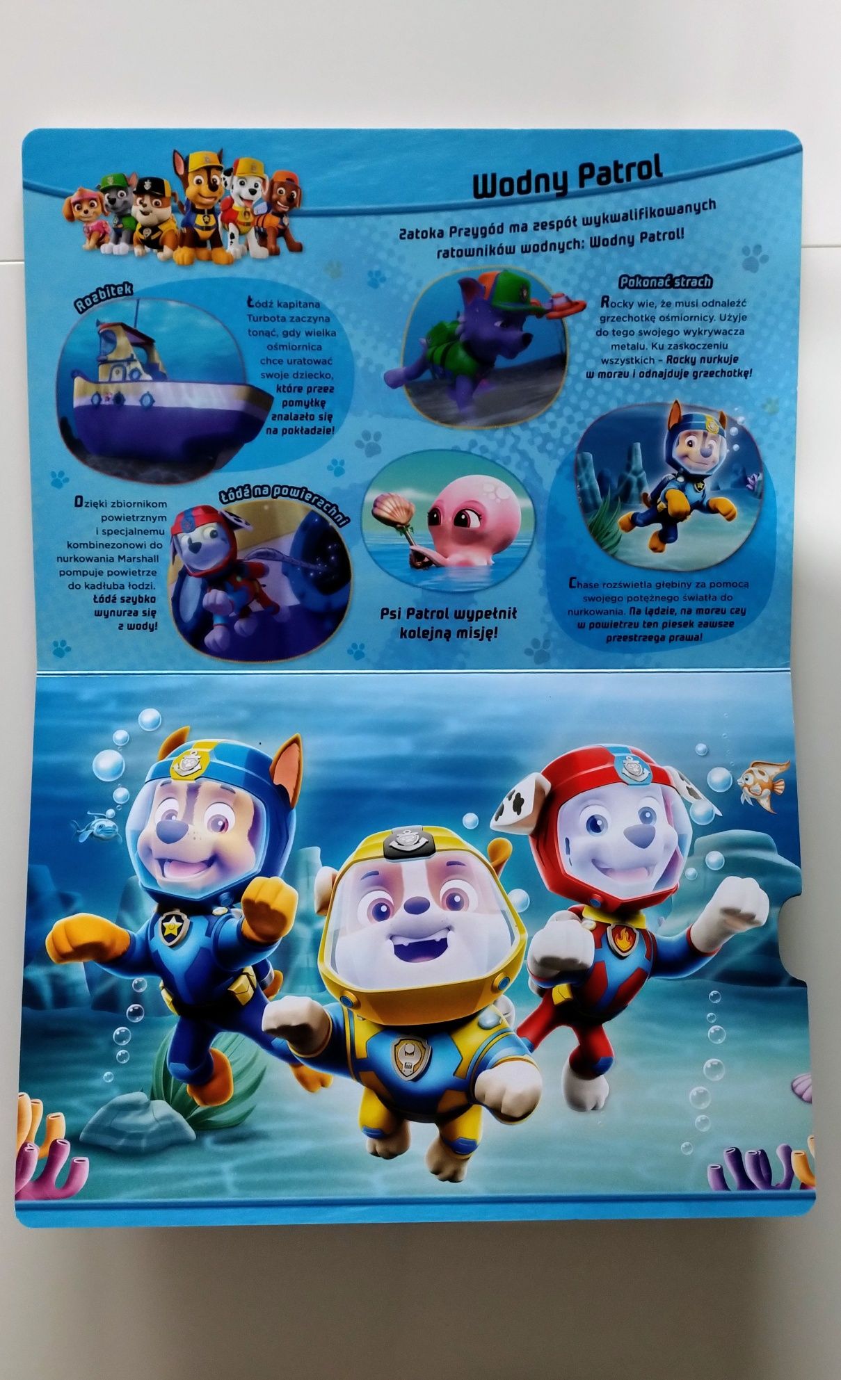 Książka z puzzlami Psi Patrol