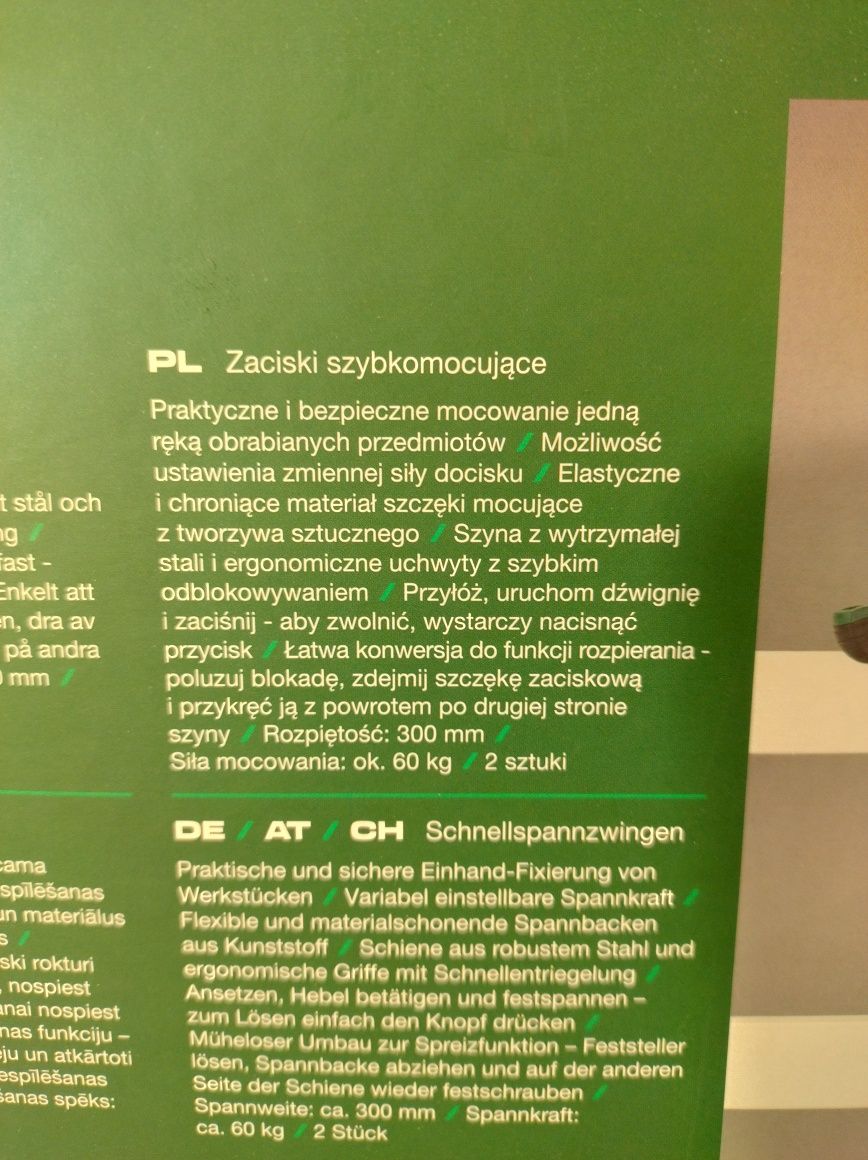 Ściski stolarskie Parkside