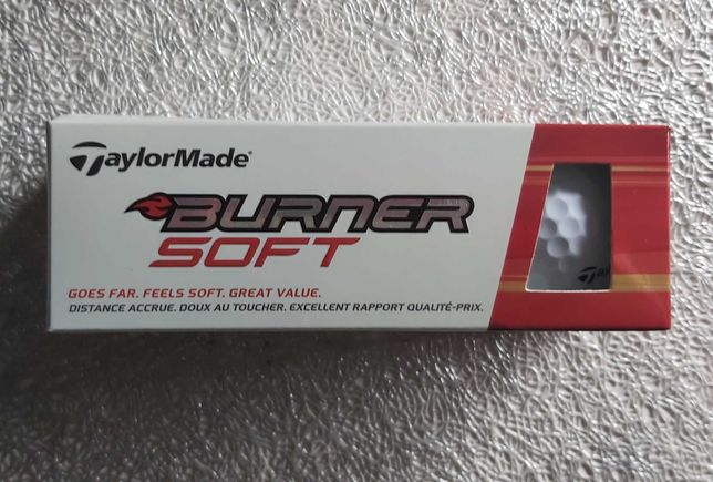 Piłeczki golfowe Taylor Made BurnerSoft - nowe - 3 szt.