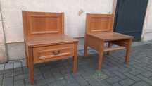 Stolik nocny PRL