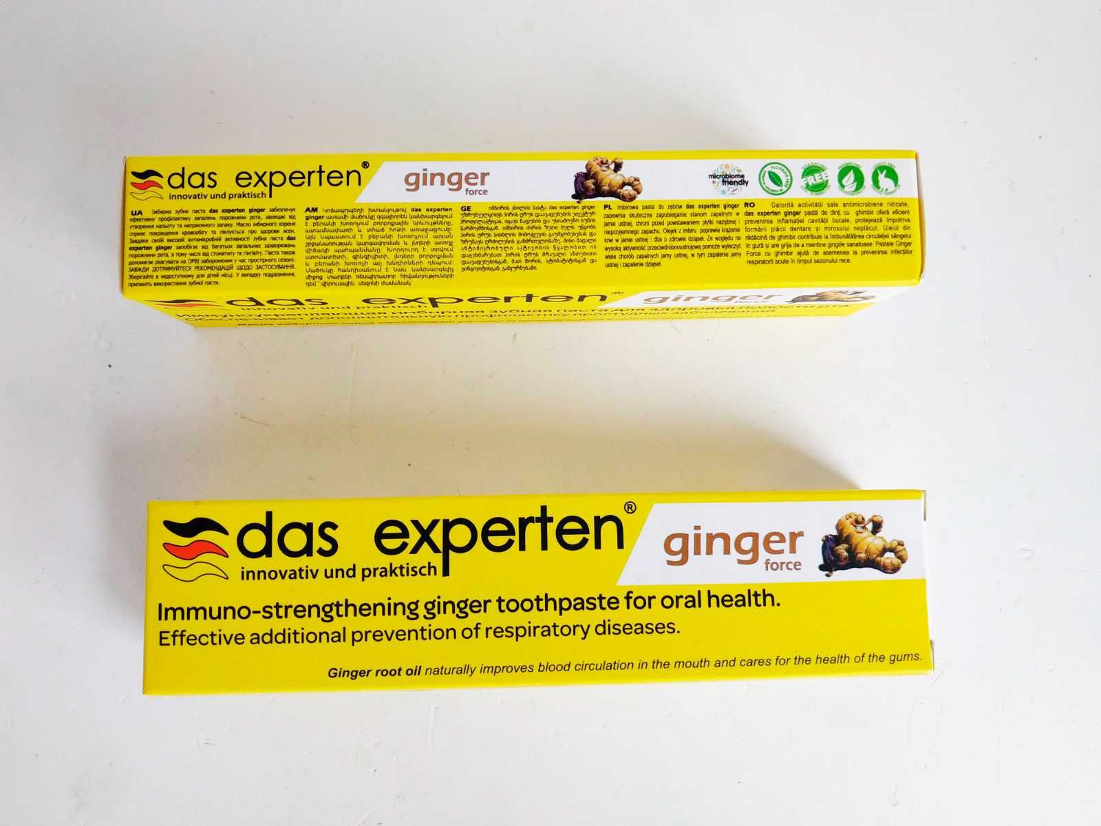 Зубная Паста Das Experten гелевая Ginger Force 70 мл (германия)