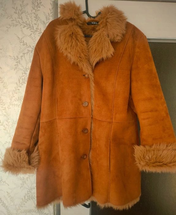 Sztuczny kożuch w stylu vintage