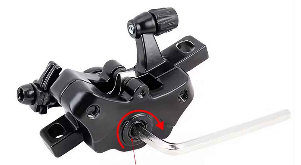 TOOPRE Zacisk Hamulcowy Hamulec Mechaniczny TYLNY  218g BLACK