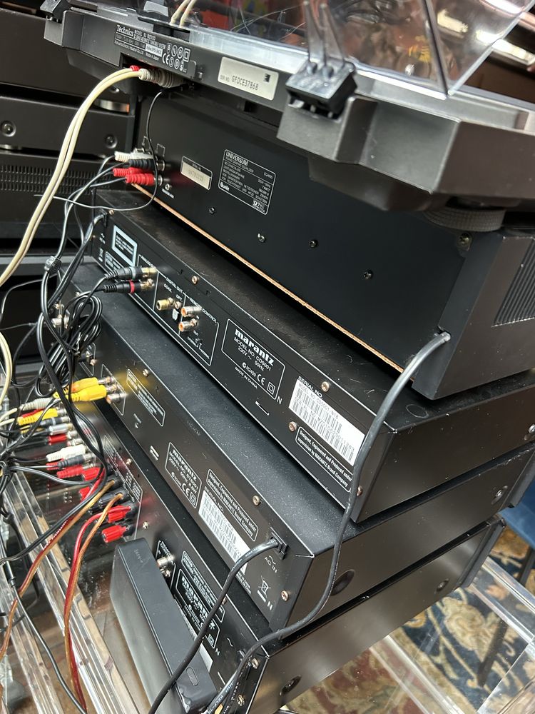 Fantastica aparelhagem Marantz,colunas Warfedale+GD Technics como nova