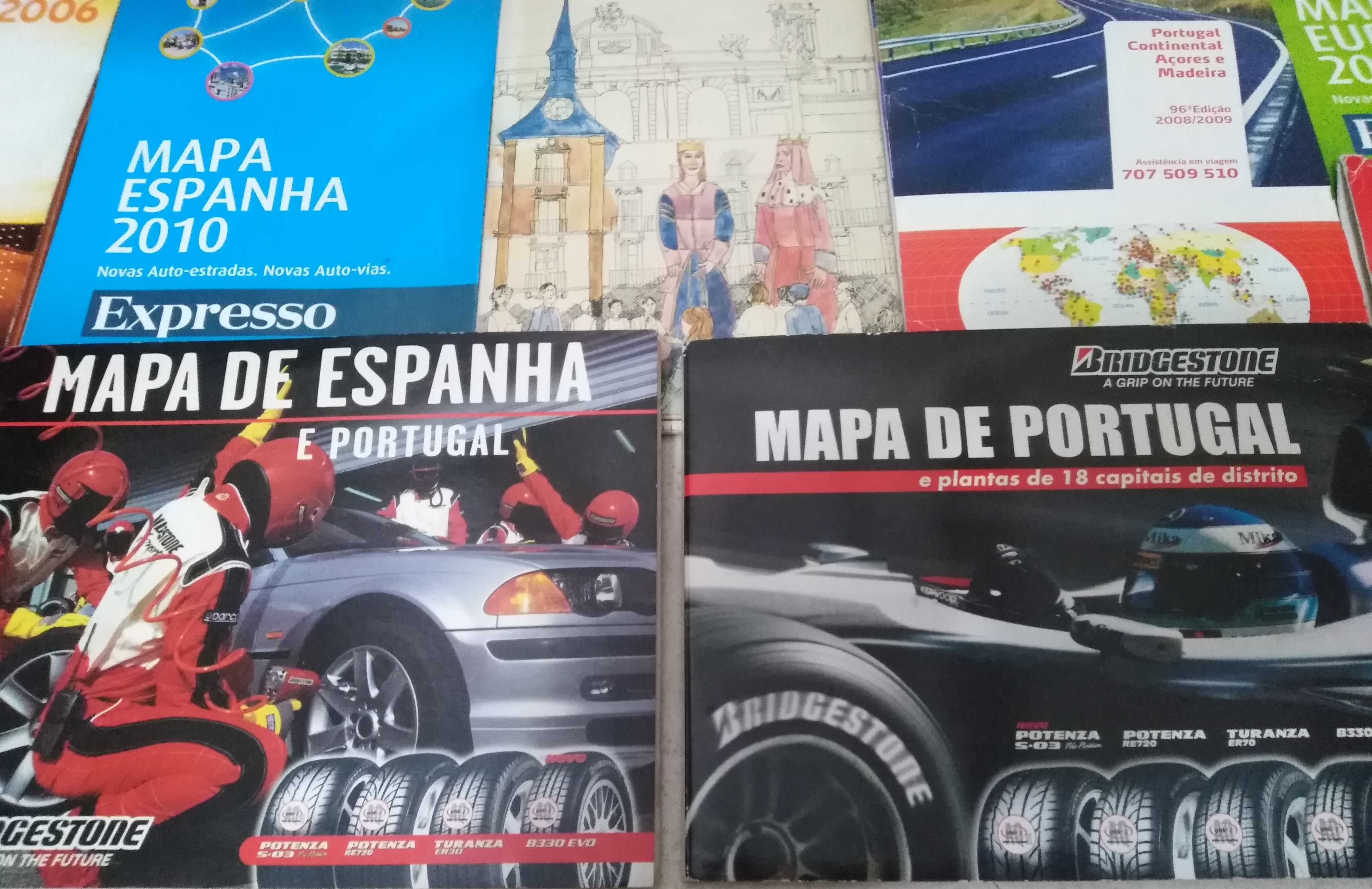 Conjunto de 15 Mapas Lisboa / Espanha / Italia (Todos 10€).