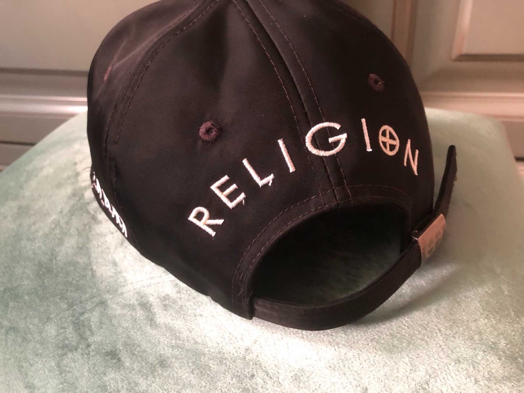 RELIGION / Черная КЕПКА / Вентиляционные отверстия / ОДИН размер