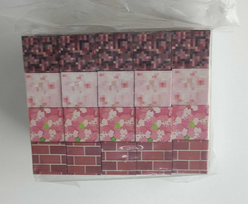 Klocki Magnetyczne Typu Minecraft Pojedyncze DIY Stem Montessori
