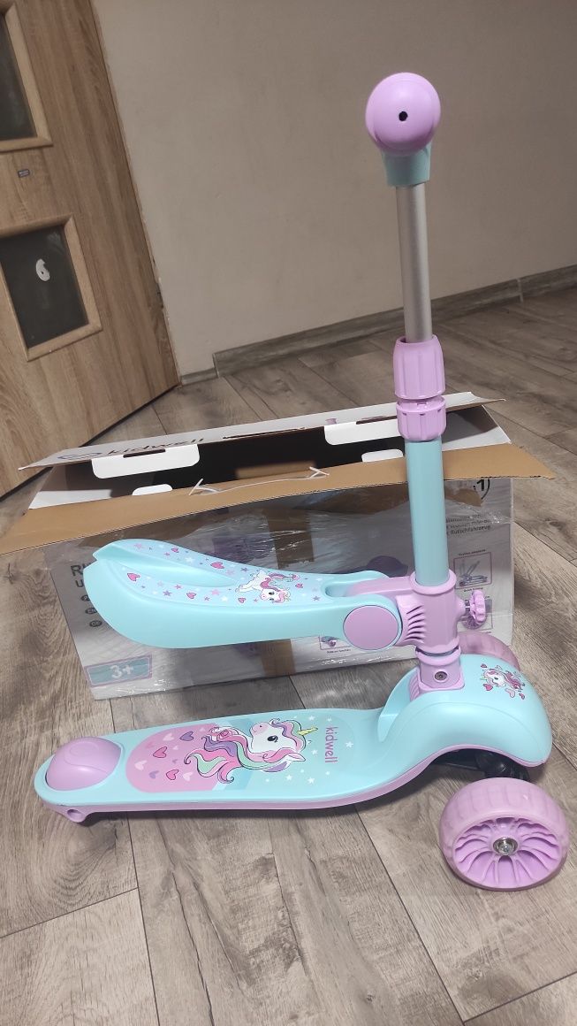 Hulajnoga balansowa 2w1 Kidwell Rimba jeździk LED