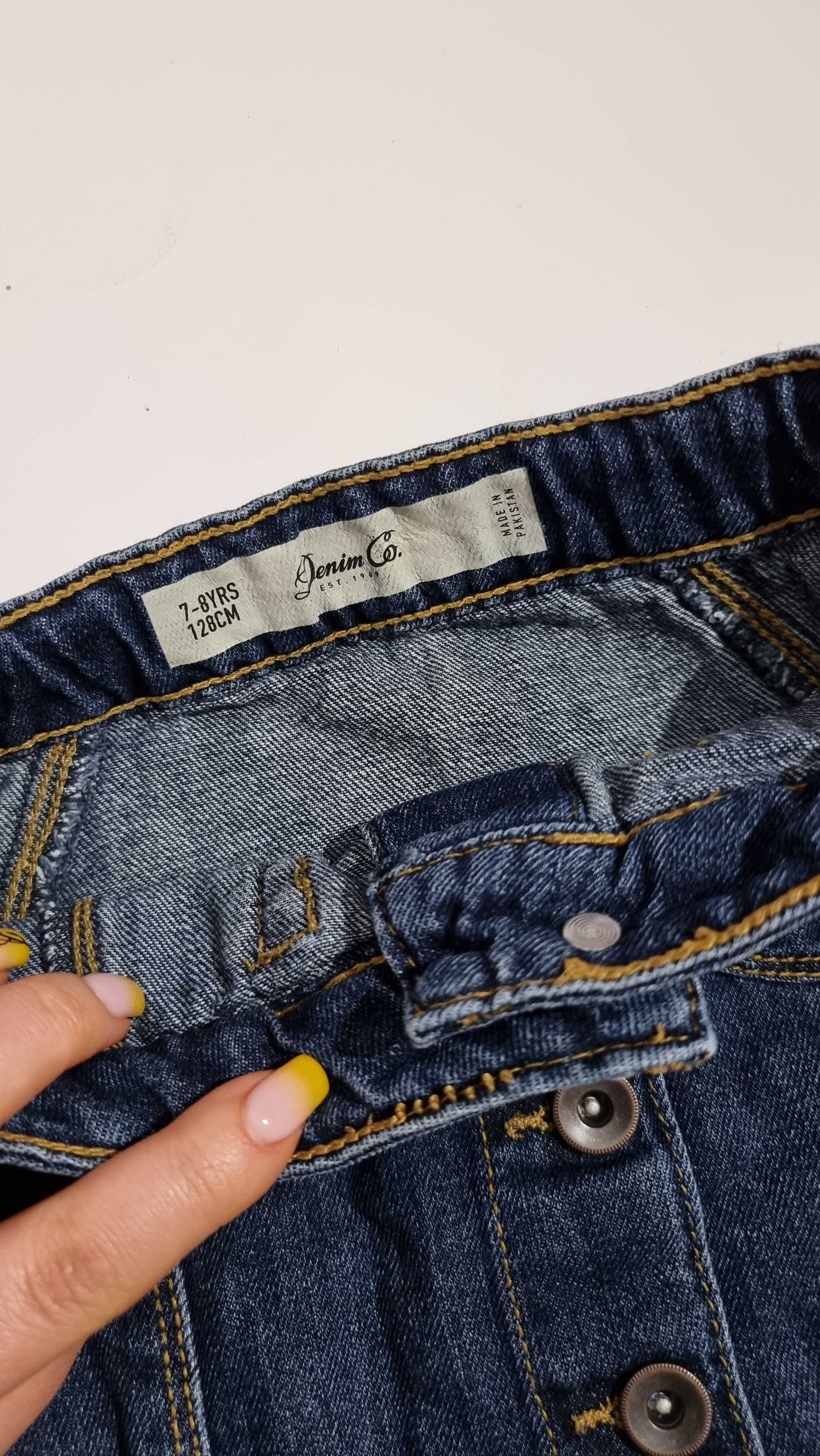 Jeansowa spódniczka rozmiar 128 Denim&Co dla dziewczynki