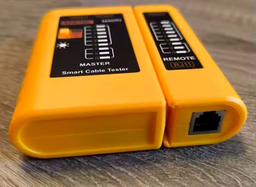 Тестер мережевого  інтернет кабелю вітої пари RJ45/RJ11 UTP