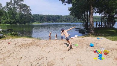 Mazury pokoje 70m do jeziora z wyżywieniem łódki kajaki rowery w cenie