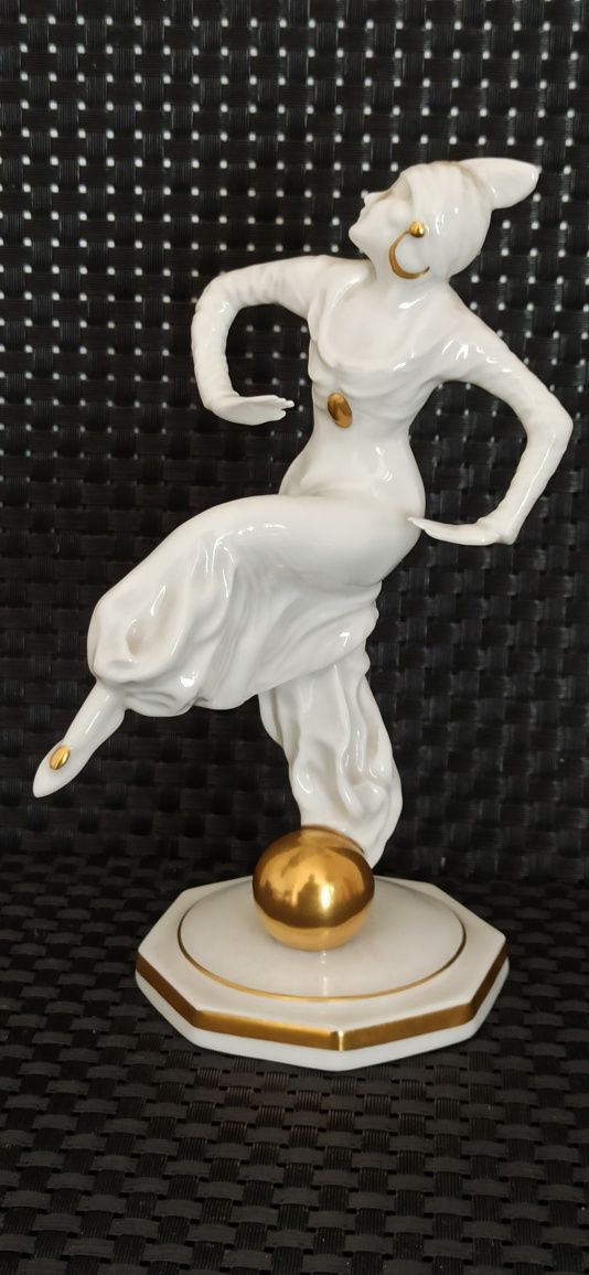 Figurka Tancerka  Porcelana Hutschenreuther LHS Selb 1920 r Ideał