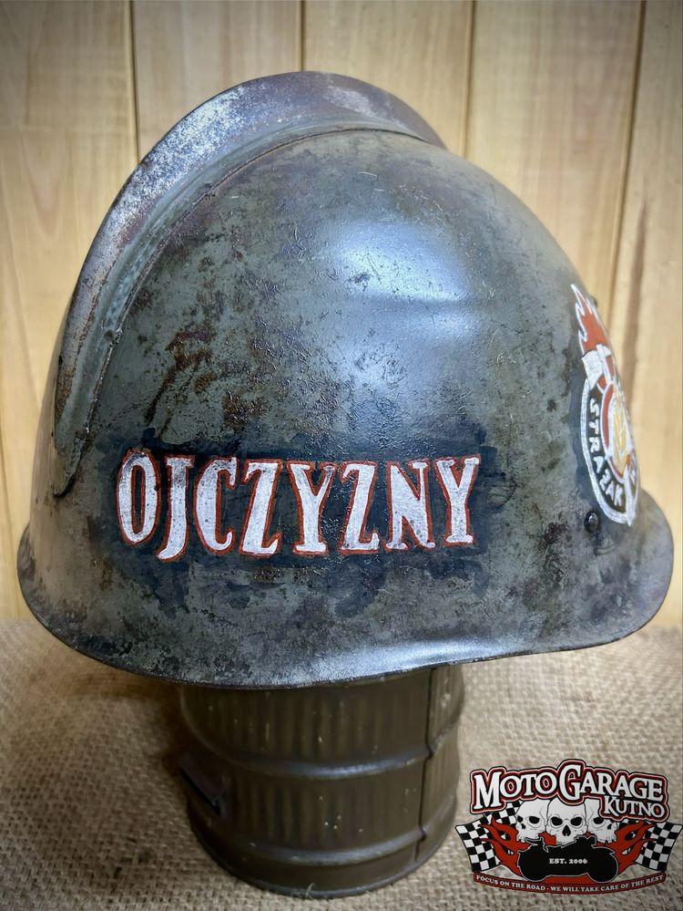 Polski hełm strażacki wz.50 OC Straż Pożarna OSP