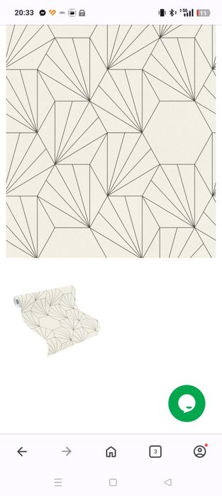 Tapeta geometryczna 2 rolki