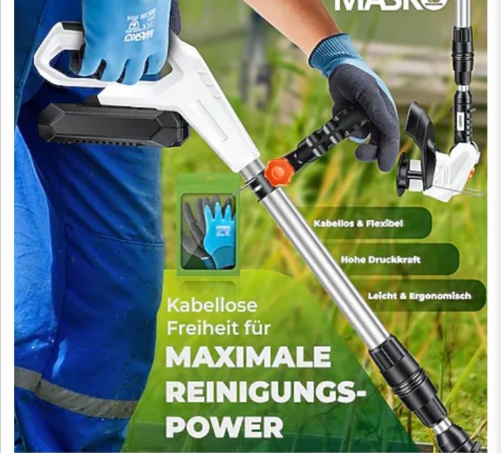 Bezprzewodowa podkaszarka do trawy MASKO