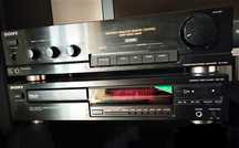 SONY CD+Wzm+Pilot Wzmacniacz TA-F117R Odtwarzacz CDP-297 wieża hi-fi