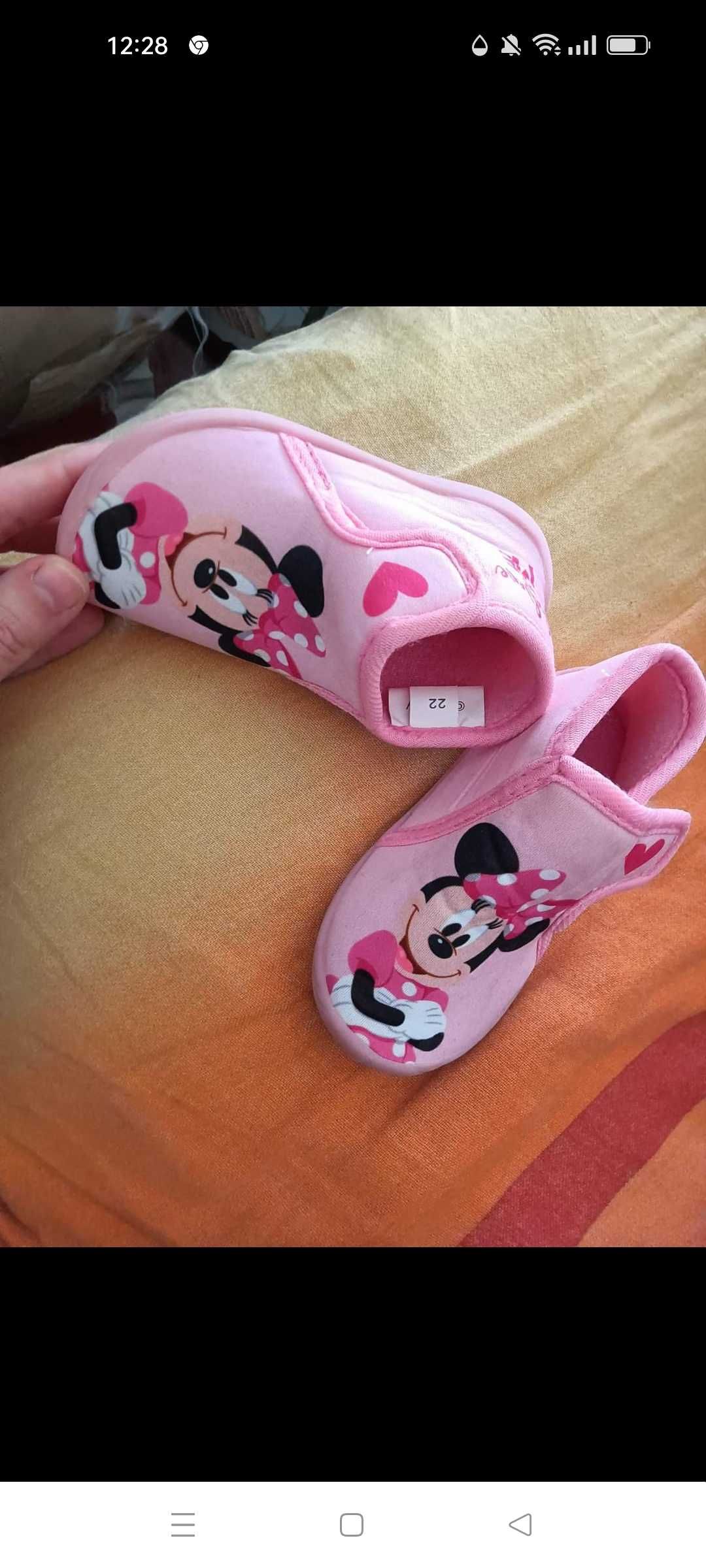 Pantufas como novas Minnie