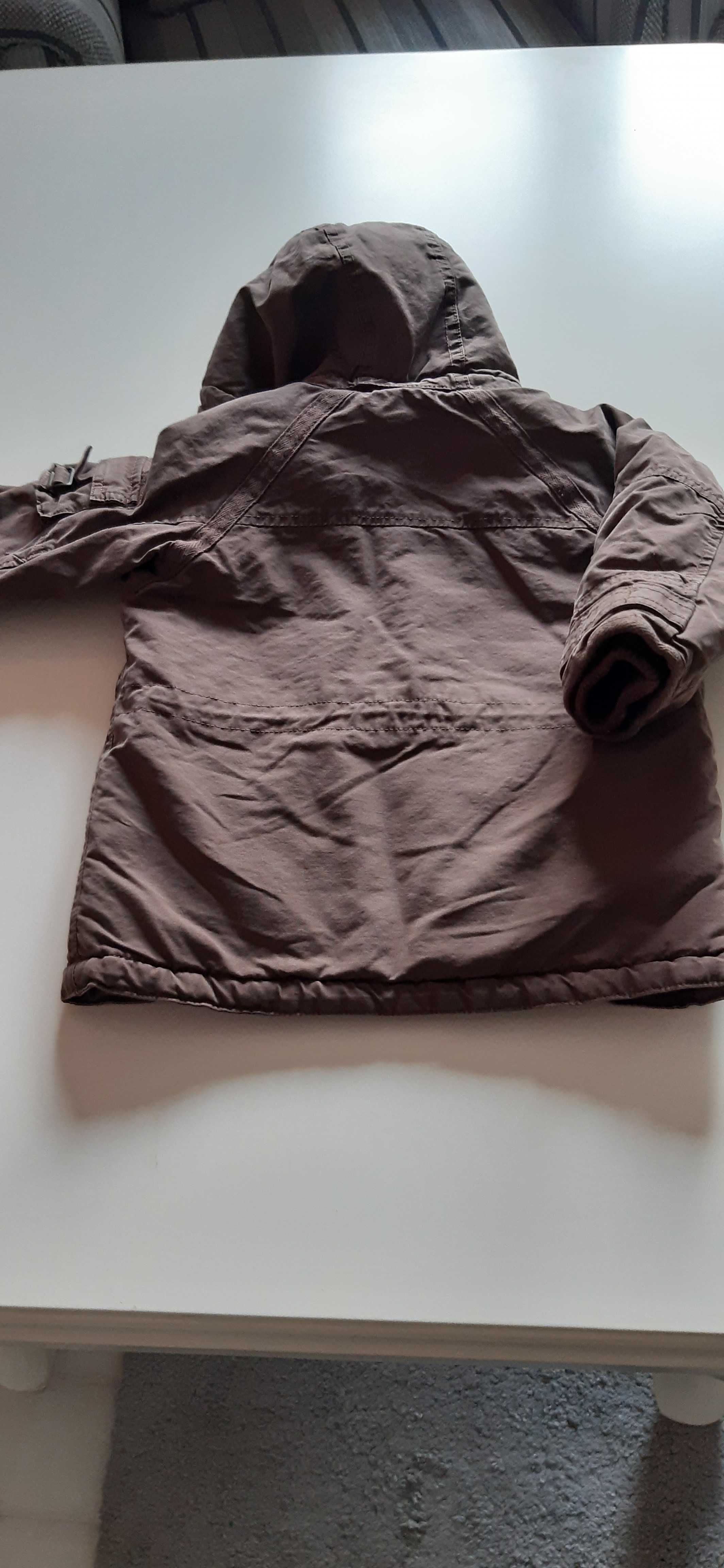 Kurteczka ocieplana roz. 80 H&M bawełniana kurtka ciepła