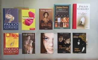 Livros (Paulo Coelho; Isabel Allende; Joanne Harris) Oferta de portes