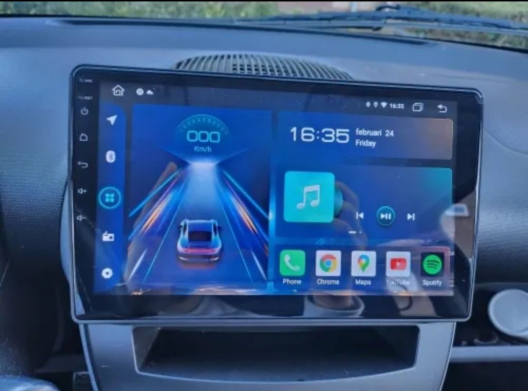 Rádio Android 12 com GPS Citroën C1/Peugeot 107/Toyota Aygo (Novo)