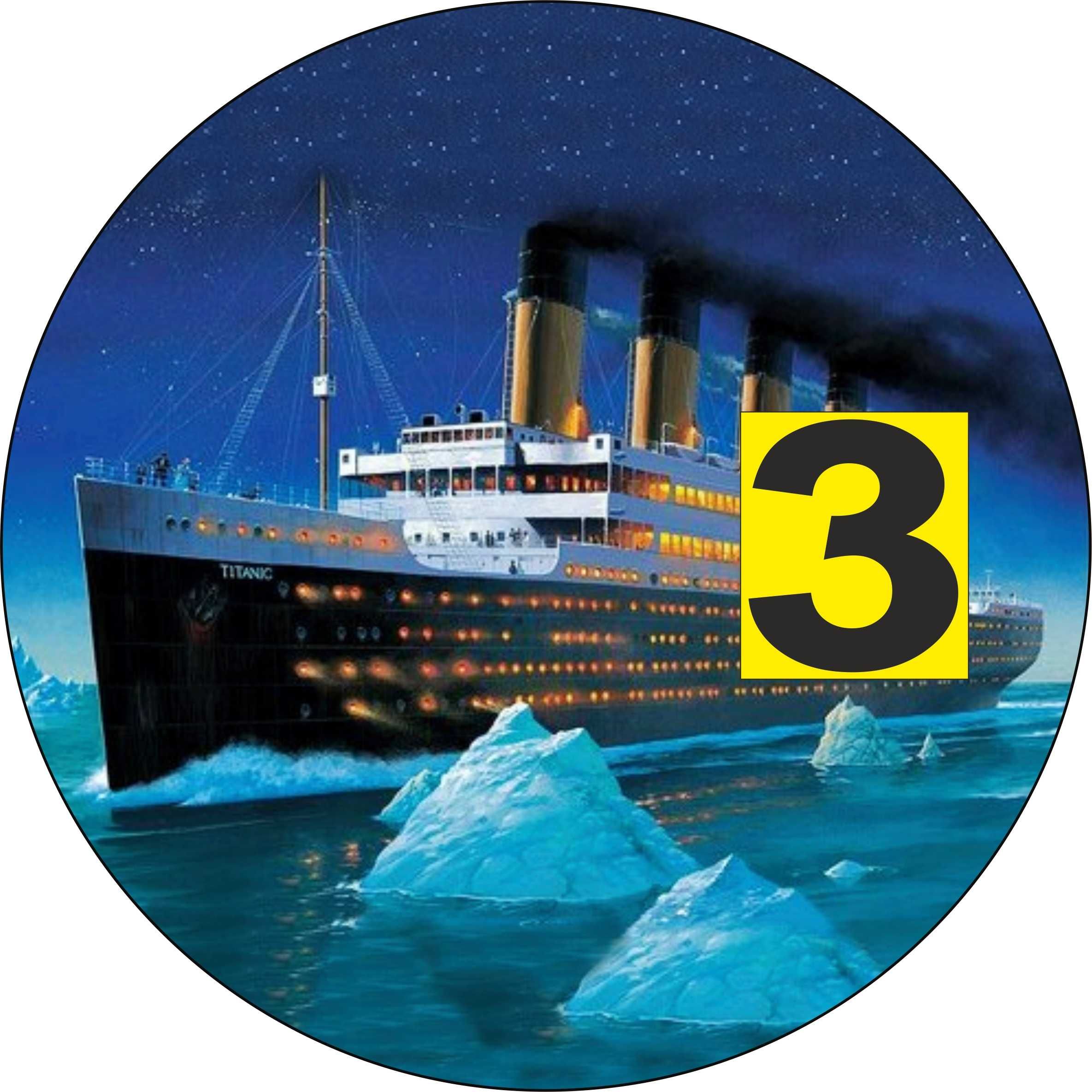 Pan Opłatek na tort - TITANIC