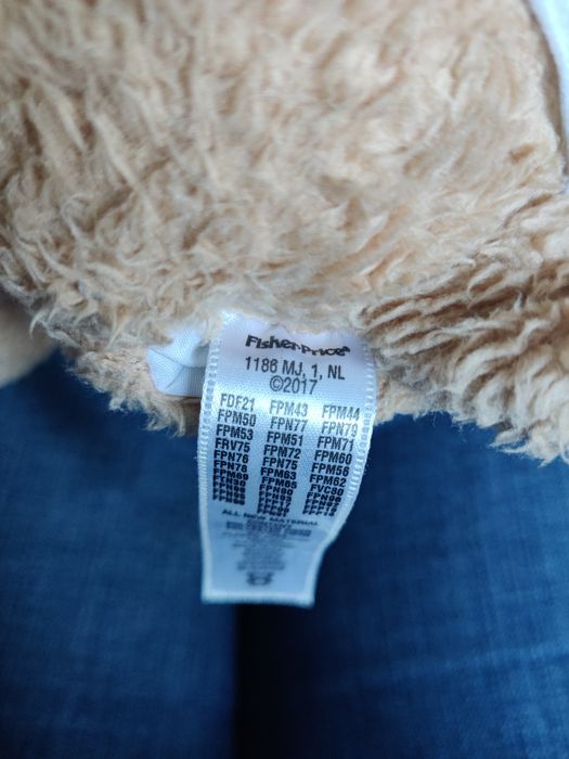 Cãozinho para aprender, Peluche educativa, Fisher Price