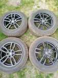 Alufelgi R 17 do Mitsubishi Outlander, ASX z oponami stan bd