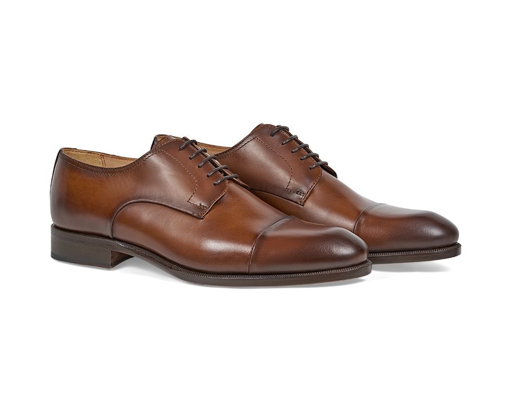 Італійські шкіряні туфлі дербі Giorgio 1958 derbi in brown
оригінал