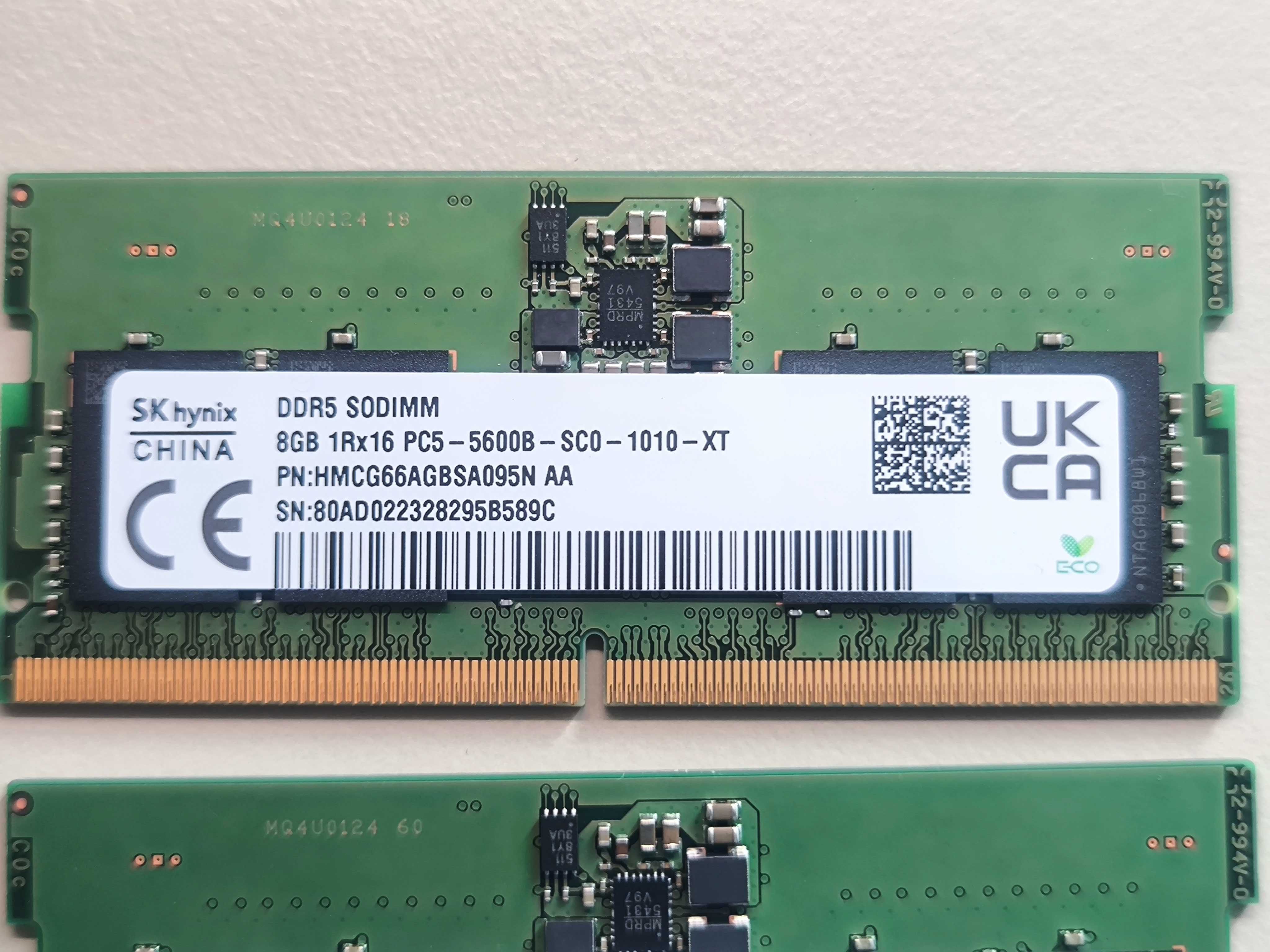 Pamięć ram  SODIMM, DDR5, 2x8 GB, 5600 MHz