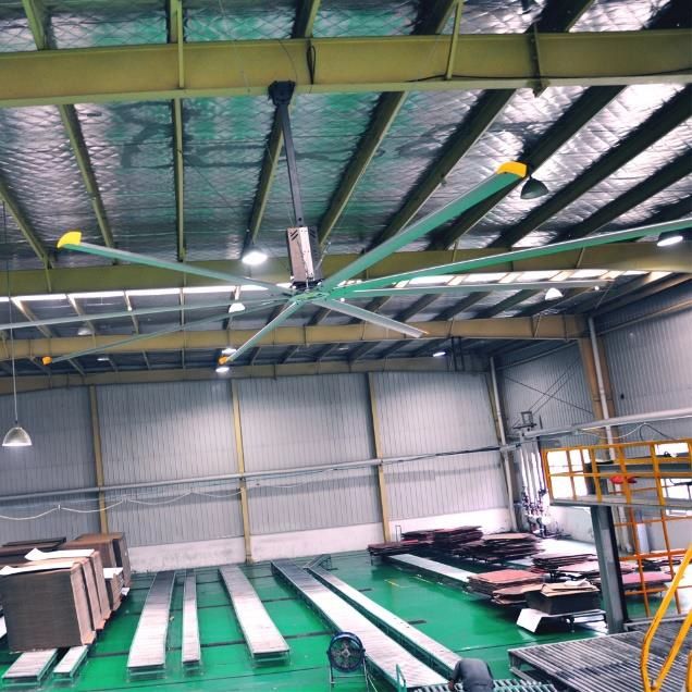 Destryfikator HELI, HVLS , przemysł, produkcja, magazyny, fabryka